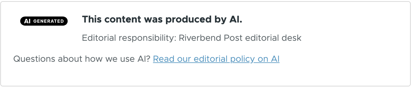 The same card, with the editorial responsibility line