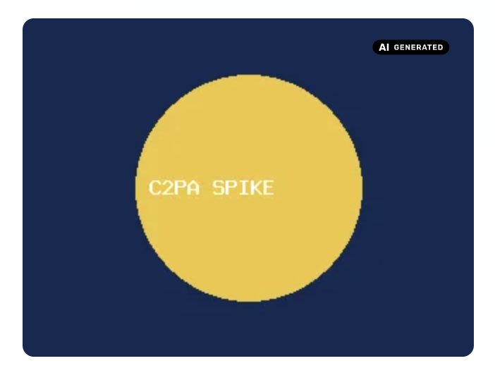 The EU icon over a deep-fake image