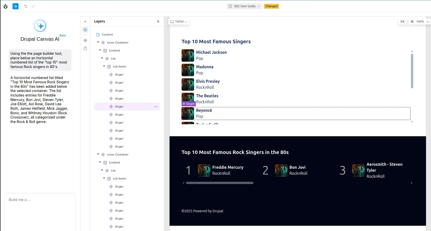 AI top 10 rock starts of the 80's