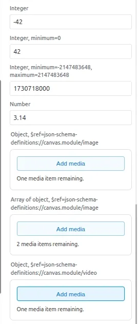 Integer, image, video