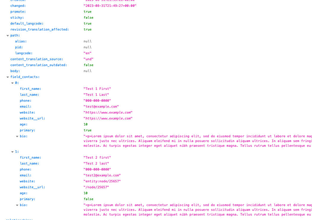 JSON:API Custom Field example