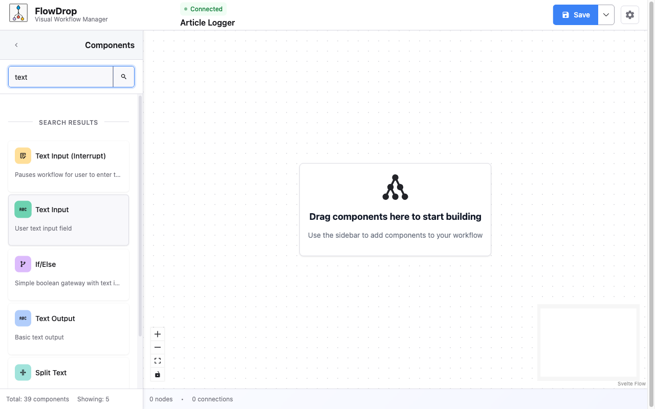 Searching for a node